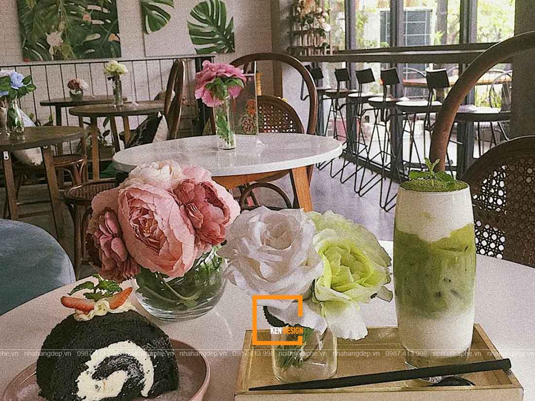 thiết kế quán cafe bánh ngọt